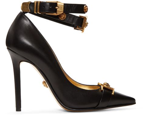 versace logo heels